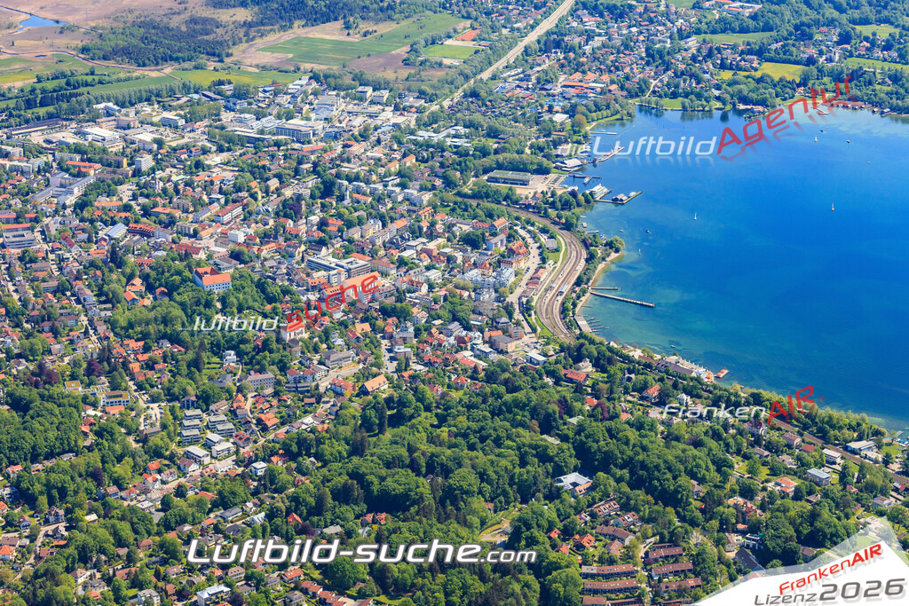 Luftbild von  Starnberg - Luftaufnahme wurde 2015 von https://frankenair.de mittels Flugzeug (keine Drohne) erstellt - die Geschenkidee