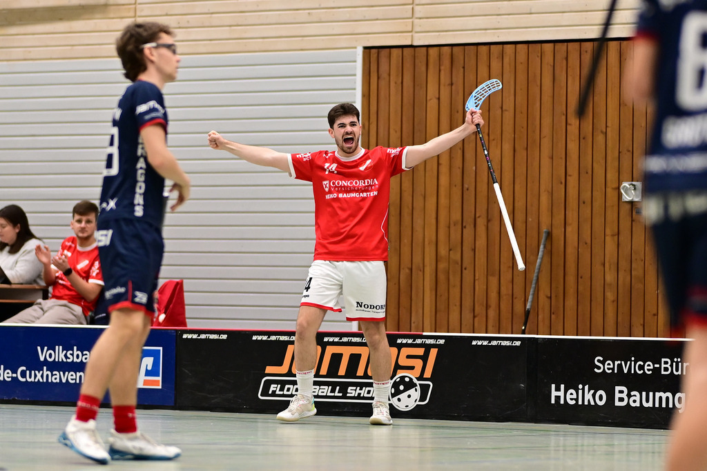 Floorball I Herren I Saison 2024-2025 I 2. FBL Herren Nord-West I 12. Spieltag I MTV Mittelnkirchen - SSF Dragons Bonn II I 036904 | Der Sportfotograf. - Realisiert mit Pictrs.com