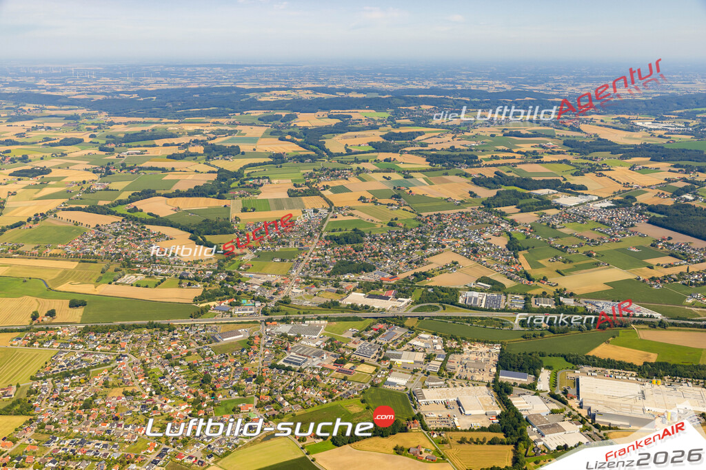 Bruchmühlen Rödinghausen Bild- Das Luftbild wurde 2025 vom UL-Flugzeug heraus erstellt ( keine Drohne bzw. Drohnenaufnahme ) - Hochauflösende Luftaufnahme -Nicht vergleichbar mit Google Maps oder Satelittenbilder- Die Geschenkidee !Mit Lizenz und Bildrechte bestellbar - CC