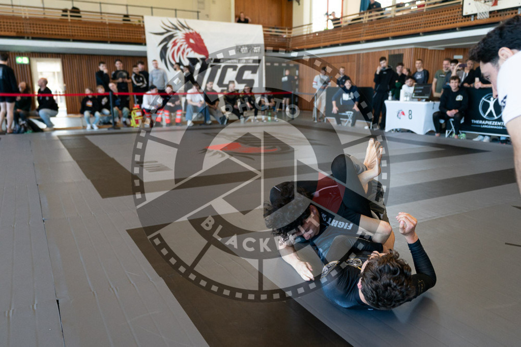 20250329PBB2400 | Fighters compete during the International Luta Livre (ILLCS) Germany IX Spring 2025 Competition spring on March 29, 2025 in Hannover, Germany.© Chiara Dazi