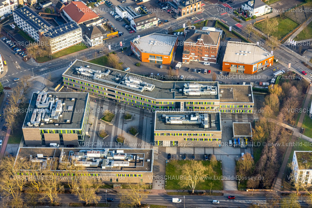 Kamp-Lintfort260101421 | Luftbild, Campus der Hochschule Rhein-Waal, ABC Gebäude denkmalgeschütztes Bauwerk, Kamperbruch, Kamp-Lintfort, Ruhrgebiet, Nordrhein-Westfalen, Deutschland