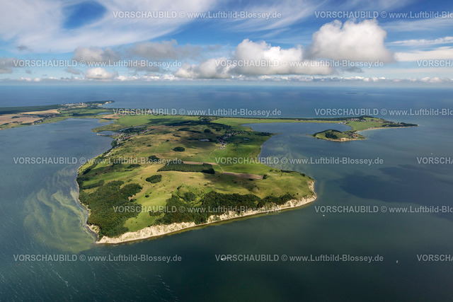 Ruegen12083474Moenchgut | Luftbild, Biosphärenreservat Süd-Ost Rügen, Mönchgut Südpferd, Zickersee,  Gager, Insel Rügen, Mecklenburg-Vorpommern, Deutschland, Europa