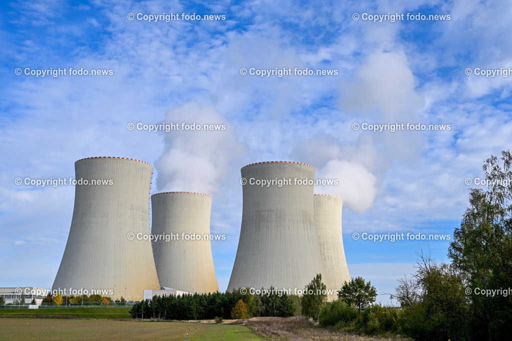 Tschechische Republik_ AKW Temelin_ 14.10.2024-33 | 14.10.2024, Temelin, CZE, AKW Temelin im Bild Atomkraftwerk, Kernkraftwerk, Atomstrom, Strom, Stromproduktion, Stromerzeugung, Atomenergie, Reaktor, Reaktorblock, Kuehlturm, Tschechien, Tschechei, Ceska Republika, Jaderna elektrarna Temelin, JETE, Jihocesky kraj, Suedboemische Region, Tschechische Republik