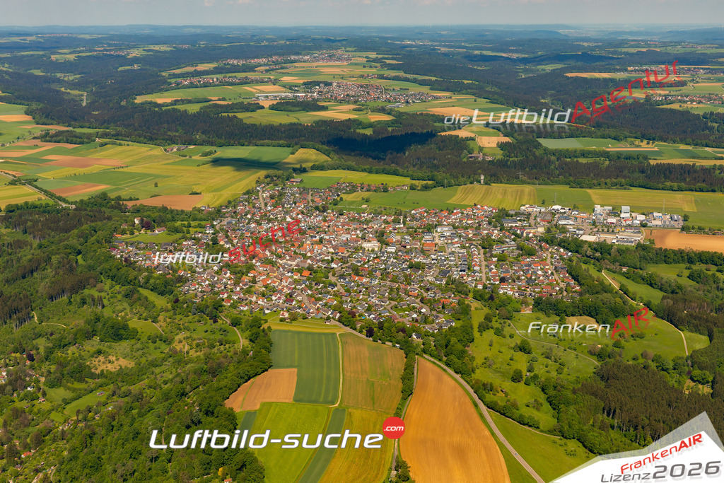 Das Luftbild zeigt : Lindach Schwäbisch Gmünd - Die Luftaufnahme wurde 2024 vom UL-Flugzeug aus erstellt ( keine Drohne ) - Hochauflösende Luftaufnahme - Für grossformatige Ausdrucke geeignet. Die Geschenkidee !Mit Lizenz und Bildrechte bestellbar