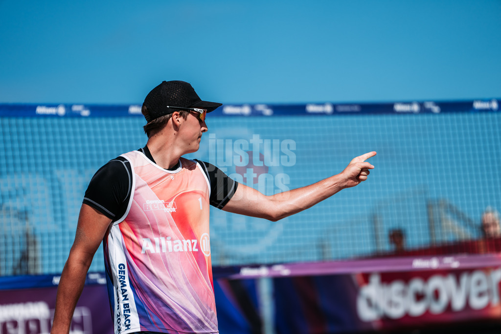 Beachvolleyball | Männer | Allianz German Beach Tour 2024 | Tourstop Kühlungsborn 2 | 17.08.2024 | Yannik Ahr