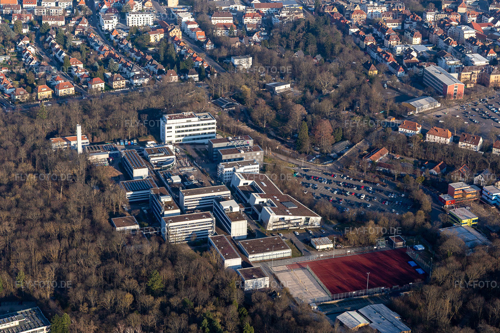 Luftbild: Universität Koblenz · Landau - Campus Landau in Landau in der Pfalz im Bundesland Rheinland-Pfalz in Deutschland. Foto: IMG_130779.jpg vom 09.03.2022 durch Werner Riehm/FLY-FOTO.deUniversit\xc3\xa4t Koblenz \xc2\xb7 Landau