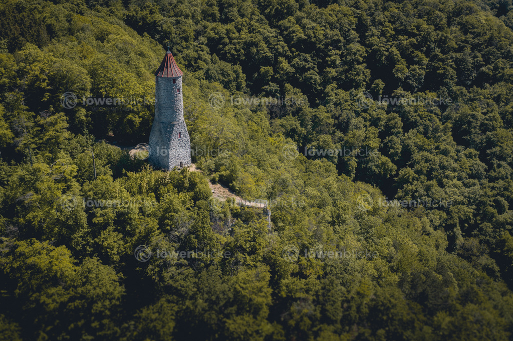 Ödenturm oberhalb von Geislingen im Sommer | löwenblicke | shop