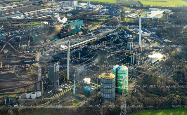 Duisburg230100405 | Luftbild, HKM Hüttenwerke Krupp Mannesmann GmbH, Wanheim-Angerhausen, Duisburg, Ruhrgebiet, Nordrhein-Westfalen, Deutschland