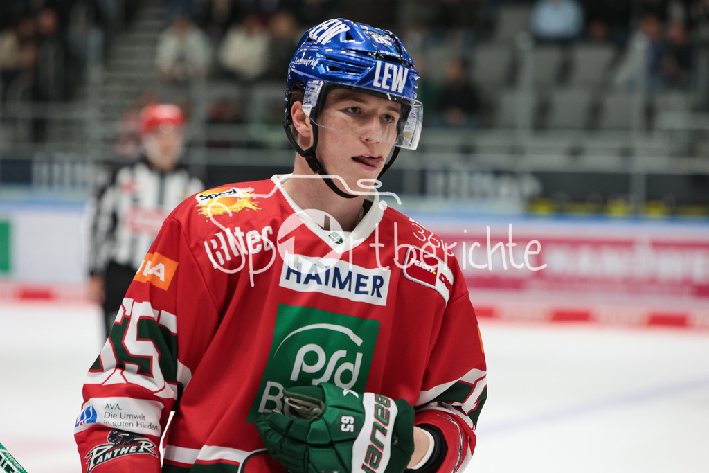 Augsburger Panther - Grizzlys Wolfsburg | Niklas LAENGER (AEV #65) in Aktion