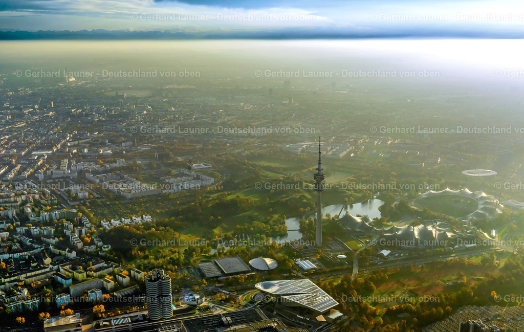 3198731 | Blick über München bis zu den Alpen