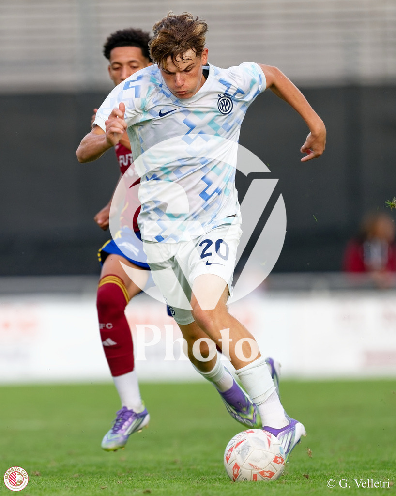 GenevaCup Group Phase - Servette FC v FC Inter Milan | during the GenevaCup Group Phase match between Servette FC and FC Inter Milan at Stade des Arberes in Meyrin, Switzerland