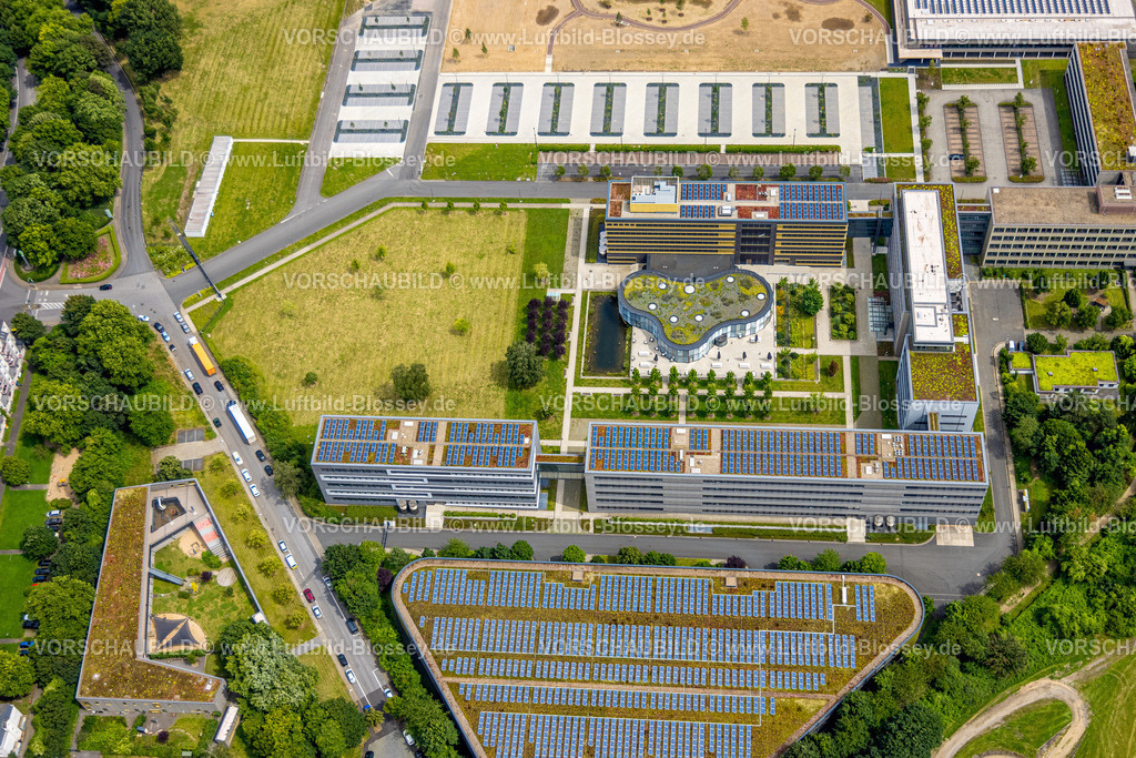 Muelheim240702945 | Luftbild, Aldi Süd Firmengelände, Burgstraße, Solardach, Styrum - Süd, Mülheim an der Ruhr, Ruhrgebiet, Nordrhein-Westfalen, Deutschland