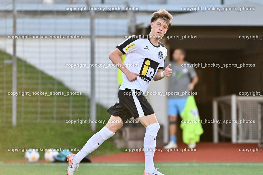 SV Spittal vs. SVG Bleiburg | #10 Adrian Steurer SV Spittal, SV Spittal vs. SVG Bleiburg, SV Spittal vs. SVG Bleiburg am 14.08.2024 in Spittal an der Drau (Goldeck Stadion), Austria, (Photo by Bernd Stefan)
