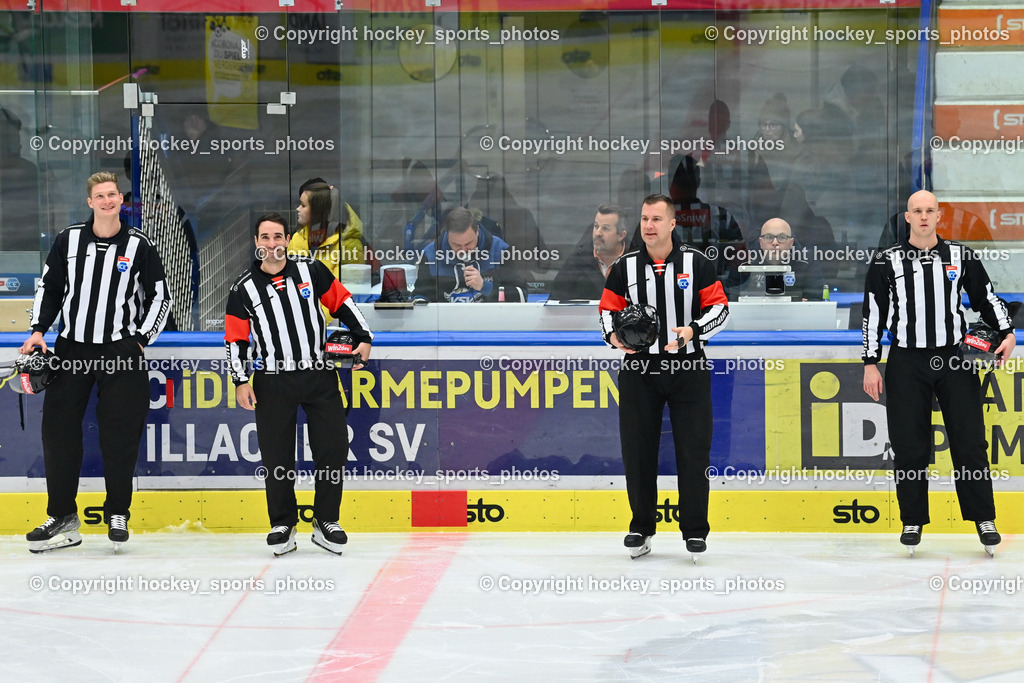 EC IDM Wärmepumpen VSV vs. HC Bozen 30.12 2022 | RIECKEN SIMON, STERNAT CHRISTOPH, SMETANA LADISLAV, BEDYNEK SEBASTIAN, Referees