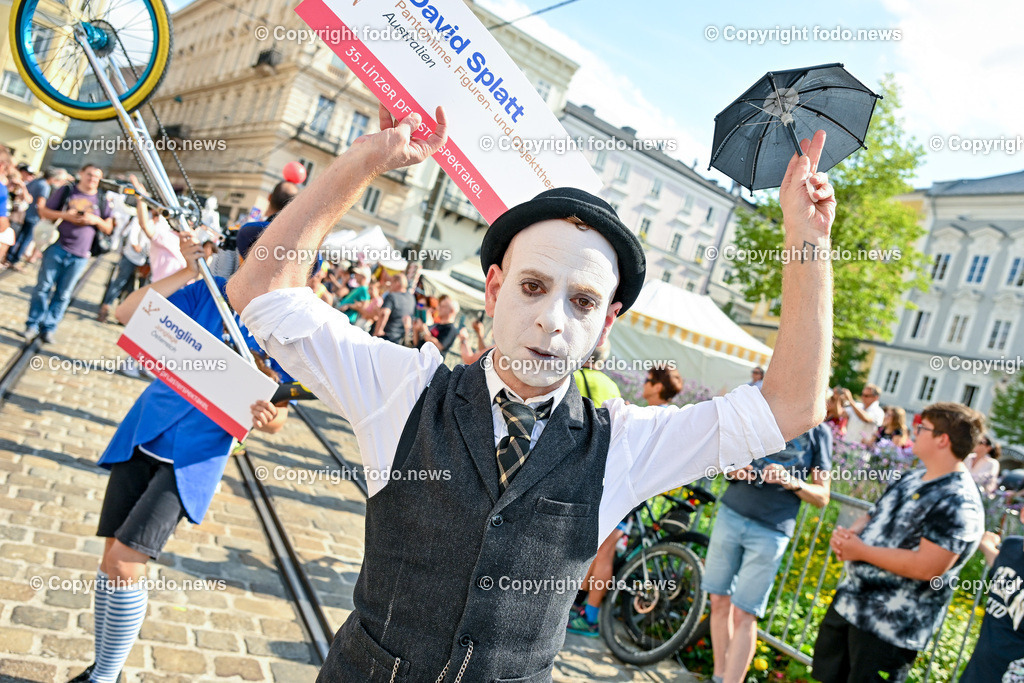 Pflasterspektakel_ 35. Linzer Pflasterspektakel 2023_ 19.07.2023-52 | 19.07.2023, Linz, AUT, 35. Linzer Pflasterspektakel 2023, im Bild diverse Kuenstler