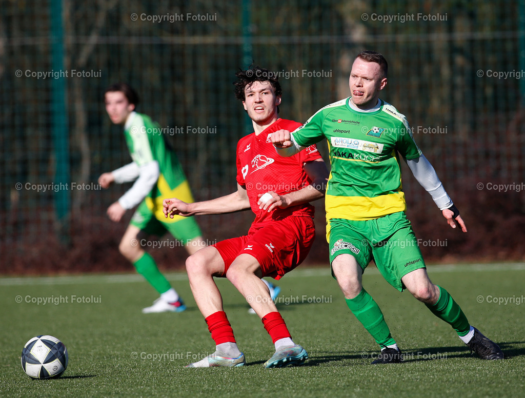 A_LUI_280226_13 | SPORT.FUSSBALL,TESTSPIEL ASKOE OEDT 1B-SV HAKA TRAUN 28.02.2026 IM BILD:FINN RUDEL (OEDT1B) UND STEFAN GRIMM (TRAUN) FOTO.FOTOLUI
