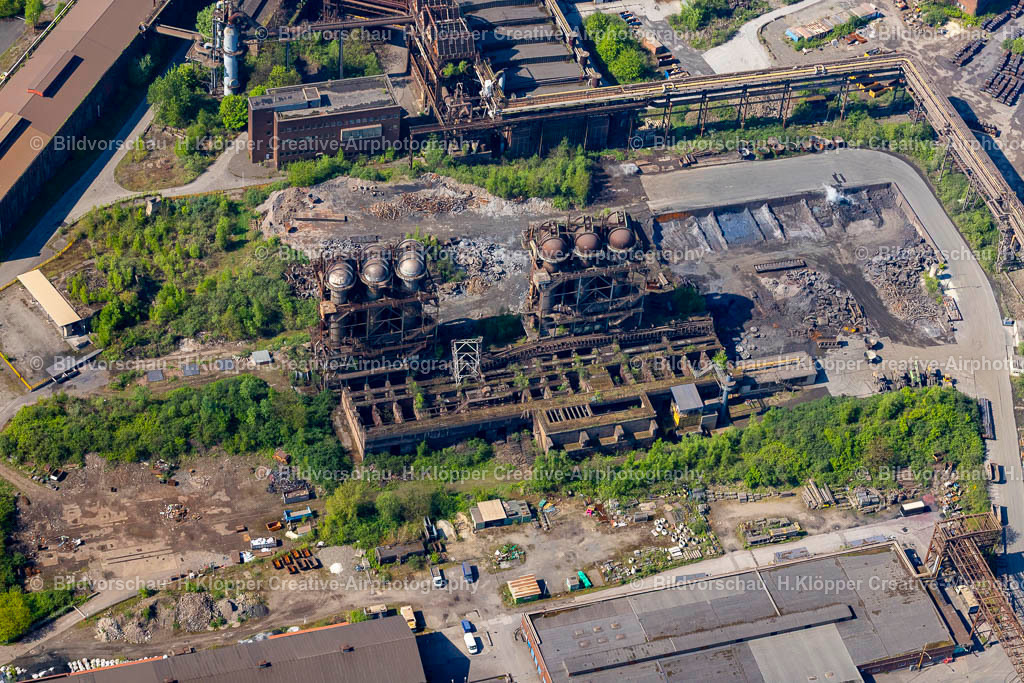 Luftbilder Duisburg -0612 | Luftbildfotografie Luftaufnahme Hochöfen von ThyssenKrupp in Duisburg im Bundesland Nordrhein-Westfalen - Realisiert mit Pictrs.com