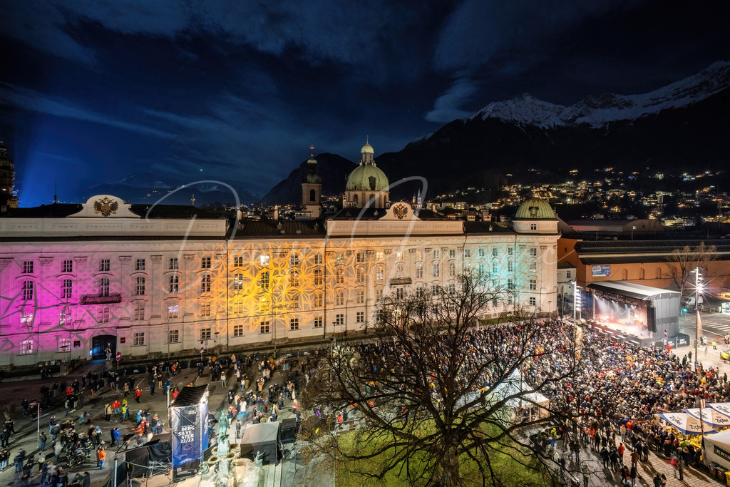 Bergsilvester | Bergsilvester vor der Hofburg