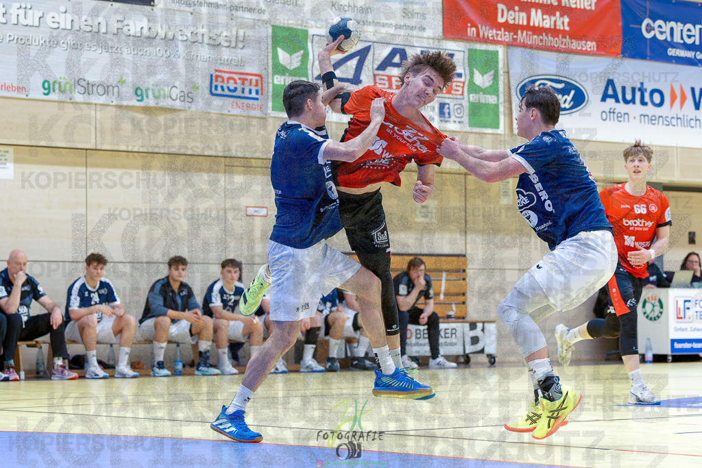 Jugendbundesliga A-Jugend; HSG Dutenhofen/Münchh. - HSG Rodgau Nieder-Roden | Jugendbundesliga A-Jugend; HSG Dutenhofen/Münchh. - HSG Rodgau Nieder-Roden am 07.12.2024 in Dutenhofen (Sporthalle Dutenhofen)Photo © 2024 - Jörg Heinrich - Realisiert mit Pictrs.com