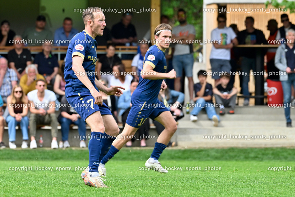 ATUS Velden vs. SV Dellach Gail | #7 Mario Kröpfl ATUS Velden, #10 Lukas Lausegger ATUS Velden, ATUS Velden vs. SV Dellach Gail, ATUS Velden vs. SV Dellach Gail am 03.05.2025 in Velden (Wald Arena Velden), Austria, (Photo by Bernd Stefan)