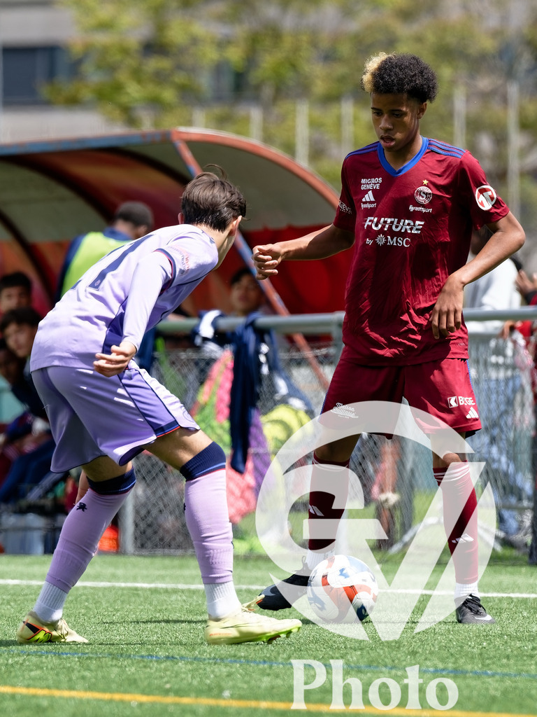 Servette M16  v Bâle M16  - Quarts de finale retour des playoffs de M16 Elite | Geneva, Switzerland - May 16 : during the Quarts de finale retour des playoffs de M16 Elite  match between Servette M16  and Bâle M16  at Stade de Balexert  on May 16 , 2026 in Geneva, Switzerland.
