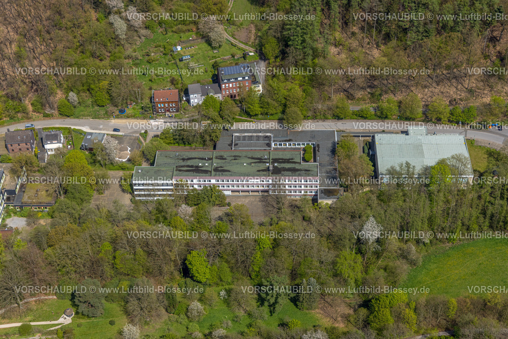 Velbert230407242Langenberg | Luftbild, Gymnasium Velbert-Langenberg, Oberbonsfeld, Velbert, Ruhrgebiet, Nordrhein-Westfalen, Deutschland