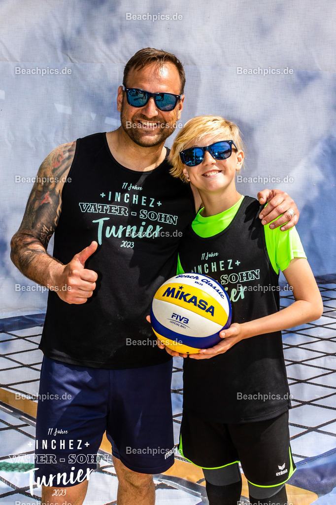 2023-00069523-Vater-Sohn-Turnier | 18.05.2023; Berlin Foto: Gerold Rebsch - www.beachpics.de