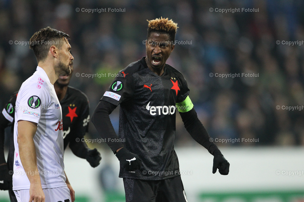 A_LUI_20220317_0001 | SPORT FUSSBALL UEFA EUROPA CONFERENCE LEAGUE LASK VS SLAVIA PRAG

IM BILD: Peter Olayinka (Slavia)

FOTO:FOTOLUI/UW