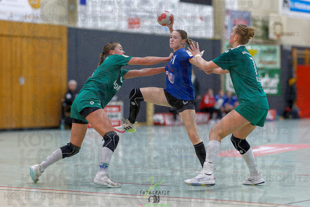 Jugenbundesliga wJB; HSG Kleenheim/Langgöns - SG Kappelwindeck/Steinbach | Jugenbundesliga wJB; HSG Kleenheim/Langgöns - SG Kappelwindeck/Steinbach am 23.11.2025 in Oberkleen (Weidig-Halle)Photo © 2025 - Jörg Heinrich - Realisiert mit Pictrs.com