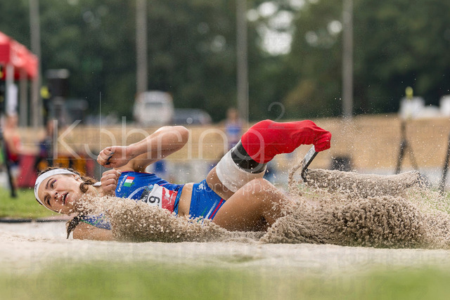 Para Heimspiel 7.0; Leverkusen, 18.07.2026 | LEVERKUSEN, GERMANY - JULY 18, 2026 : Ambra Sabatini (ITA/Italien) competing in the long jump during the Para Heimspiel 7.0 at Fritz Jacobi Sports Complex on July 18, 2026 in Leverkusen, Germany.