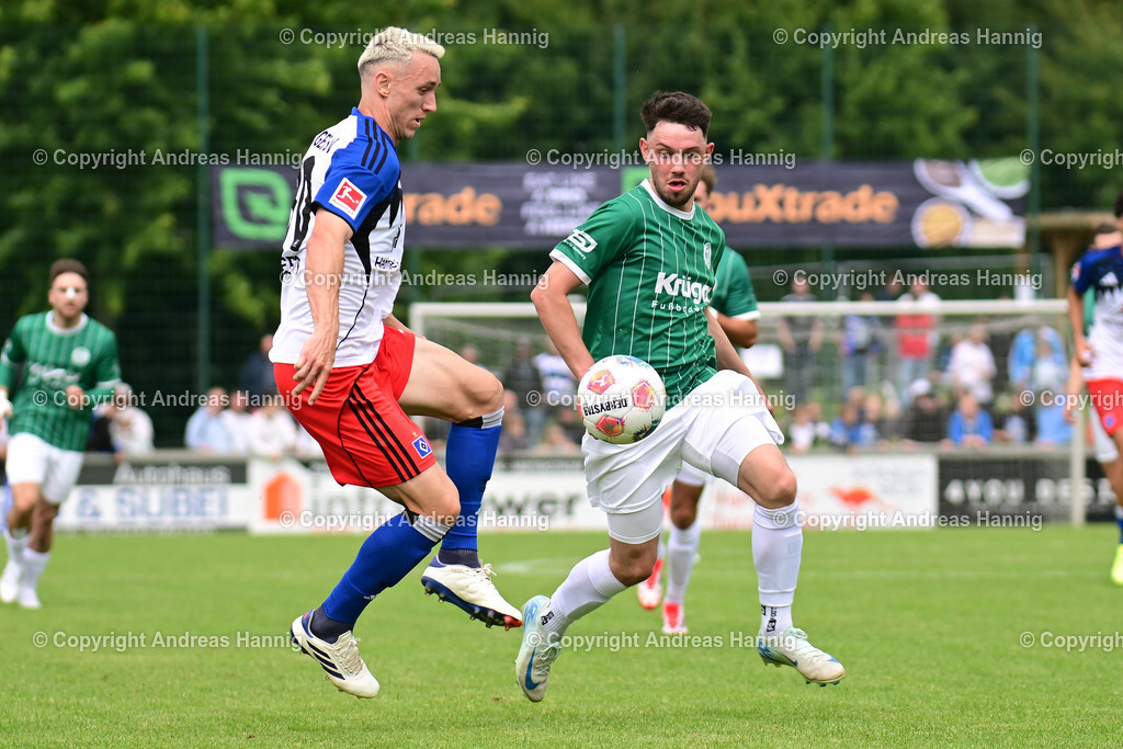 Fußball I Herren I Testspiel  I TSV Elstorf - Hamburger SV I 5.7.2025 | a-hannig - Realisiert mit Pictrs.com