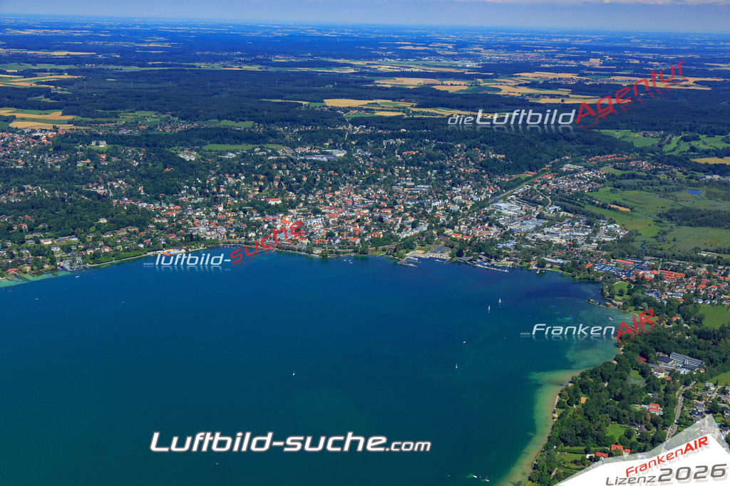 Luftbild von  Starnberg - Luftaufnahme wurde 2017 von https://frankenair.de mittels Flugzeug (keine Drohne) erstellt - die Geschenkidee