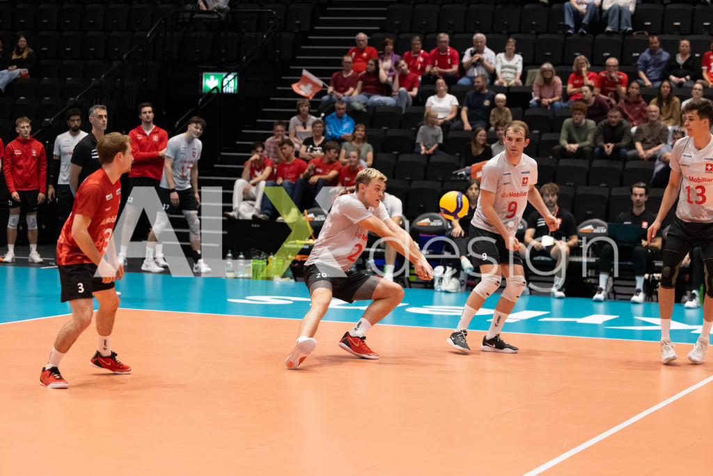 Luxembourg v Switzerland - CEV European League Men | KRIENS, SWITZERLAND - JUNE 12: PEER HARKSEN of Switzerland during the CEV European League match between Luxembourg and Switzerland at Pilatus Arena on June 12, 2026 in Kriens, Switzerland. - Realisiert mit Pictrs.com
