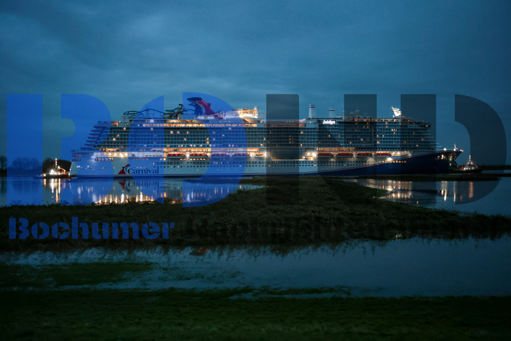  30.10.2023 - 
 | Sebastian Sendlak / Bochumer Nachrichtendienst (BOND) - Ueberfuehrung Carnival Jubilee - Meyer Werft Papenburg - Realisiert mit Pictrs.com