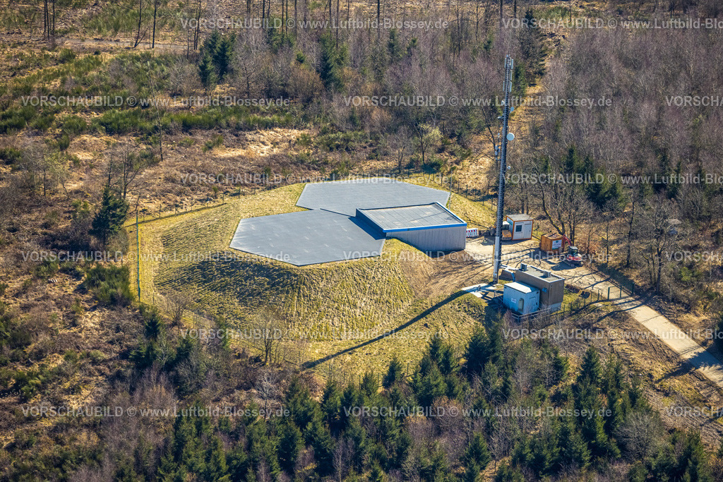 Wenden250307087Moellmicke | Luftbild, Funkmast, Wenden, Sauerland, Nordrhein-Westfalen, Deutschland