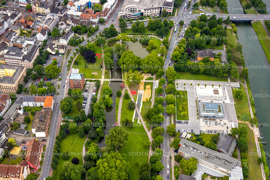 Hamm220604207 | Luftbild, Neues Wassersportzentrum und Nordringpark, Mitte, Hamm, Ruhrgebiet, Nordrhein-Westfalen, Deutschland