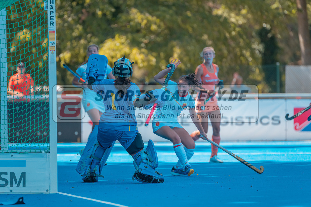 HK_20230711_101158 | Euro Hockey WU18 Spain vs Netherlands Championship Girls &amp; Boys am 11.7.2023 CHTC , Krefeld ,