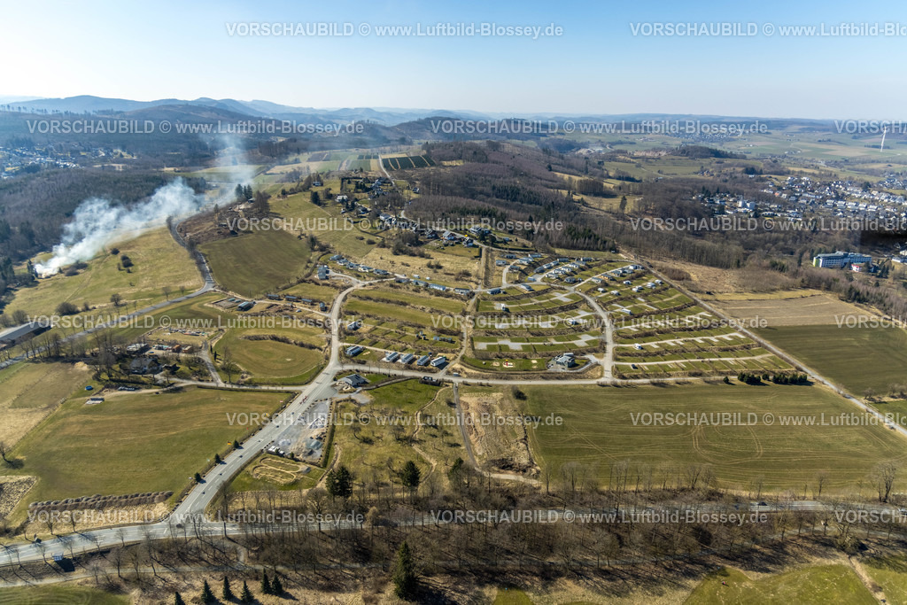 Brilon220303340 | Luftbild, Camping- und Ferienpark Brilon, Brilon, Sauerland, Nordrhein-Westfalen, Deutschland