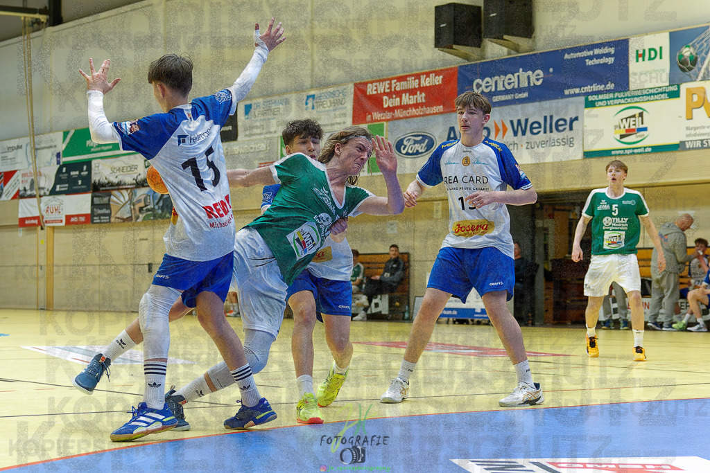 mJC-Regionalliga, Halbfinale Hessenmeisterschaft; HSG Dutenhofen/Münchholzhausen - TSV Pfungstadt | mJC-Regionalliga, Halbfinale Hessenmeisterschaft; HSG Dutenhofen/Münchholzhausen - TSV Pfungstadt am 15.03.2025 in Münchholzhausen (Sporthalle Münchholzhausen)Photo © 2025 - Jörg Heinrich - Realisiert mit Pictrs.com