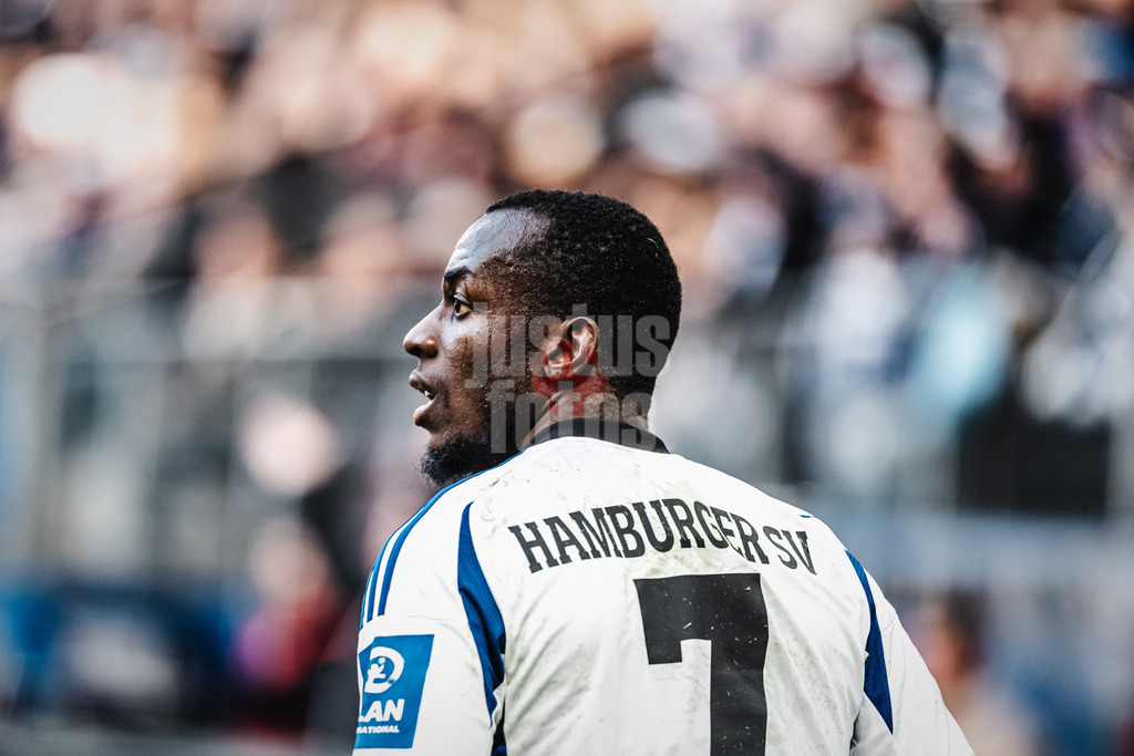 Fußball | Männer | Saison 2024/2025 | 2. Fußball-Bundesliga | 11. Spieltag | Hamburger SV vs. 1. FC Nürnberg | 03.11.2024 | Jean-Luc Dompe (#7, HSV)