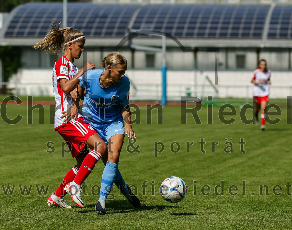 2023-09-09_092_FC_Bayern_Muenchen_gegen_SC_Freiburg | Aschheim, Deutschland, 09.09.2023:
Fußball, B-Juniorinnen-Bundesliga Süd 2023 / 2024, 1. Spieltag, FC Bayern München gegen SC Freiburg, Endergebnis: 4:0

Foto: Christian Riedel / fotografie-riedel.net