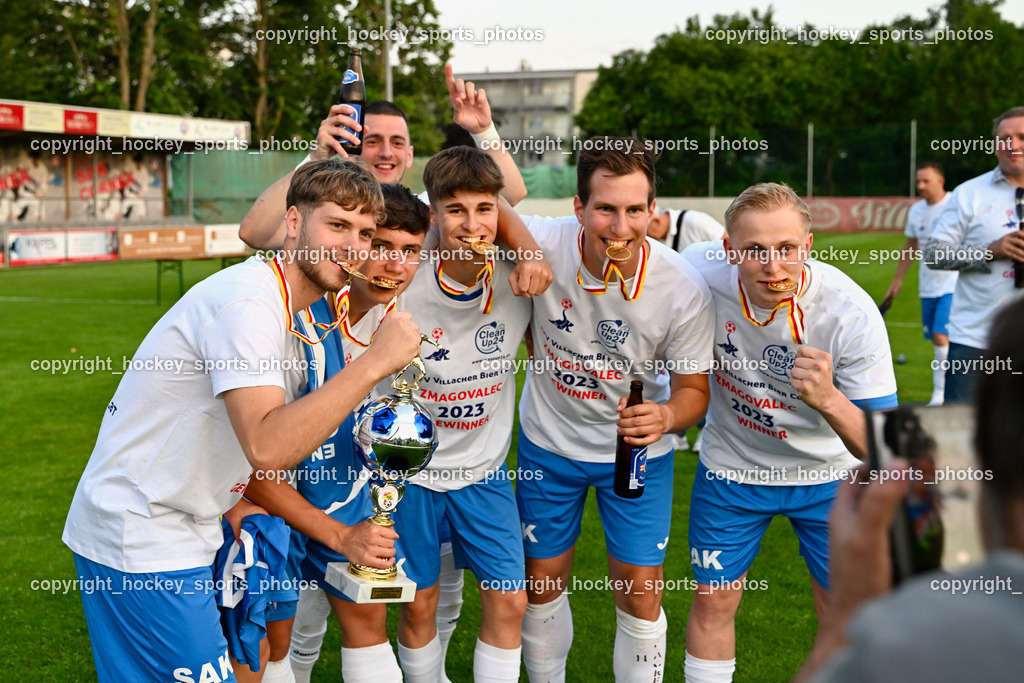 Villacher Bier Cup 2022/23 Siegerehrung SAK vs. SV Dellach Gail 17.6.2023 | hockey sports photos, Pressefotos, Sportfotos, hockey247, win 2day icehockeyleague, Handball Austria, Floorball Austria, ÖVV, Kärntner Eishockeyverband, KEHV, KFV, Kärntner Fussballverband, Österreichischer Volleyballverband, Alps Hockey League, ÖFB, 