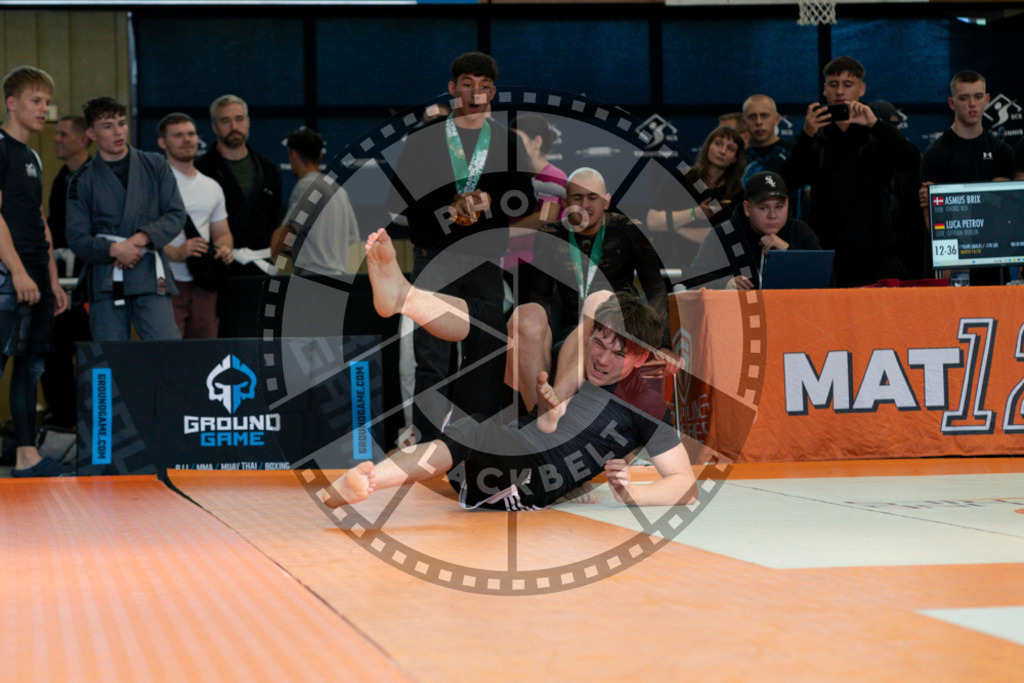 20240915PBB1724 | Athletes compete during the Grappling Industries’ grappling and Brazilian jiu-jitsu competition in Berlin, on September 15, 2024.