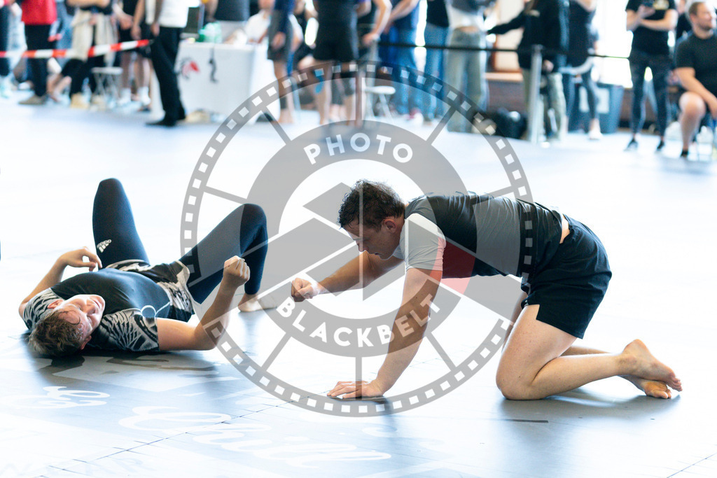 20240608PBB01187 | Fighters compete during the ILLCS VII summer edition luta livre competition in Hannover, Germany, on June 8, 2024.