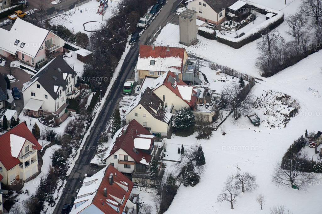 Luftbild: Mühlgasse im Ortsteil Gräfenhausen in Birkenfeld im Bundesland Baden-Württemberg in Deutschland. Foto: IMG_17059.jpg vom 15.02.2009 durch Werner Riehm/FLY-FOTO.de