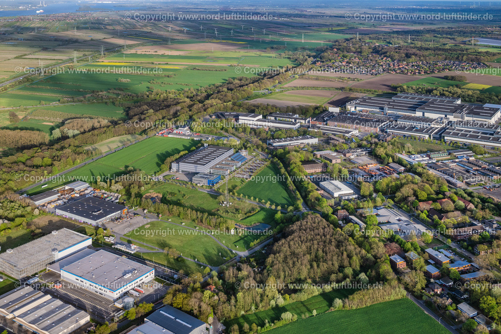 Stade_CFK_Nord_ELS_1266140424 | STADE 14.04.2024 Firmengelände der CFK Nord mit Hallen, Firmengebäuden und Produktionsstätten im Ortsteil Ottenbeck in Stade im Bundesland Niedersachsen, Deutschland. // Company grounds and facilities of CFK Nord in the district Ottenbeck in Stade in the state Lower Saxony, Germany. Foto: Martin Elsen