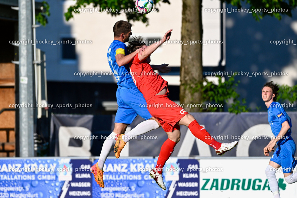 SAK vs. SC ST. Veit | #22 Leo Ejup SAK, #20 Fabian Christian Gangl SC St.Veit, #17 Jan Sasa Ogris-Martic SAK, SAK vs. SC ST. Veit, SAK vs. SC ST. Veit am 30.04.2025 in Klagenfurt (Sportpark Welzenegg), Austria, (Photo by Bernd Stefan)