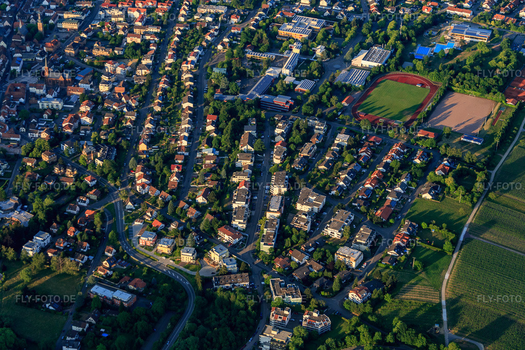 Luftbild: Petronellastr in Bad Bergzabern im Bundesland Rheinland-Pfalz in Deutschland. Foto: IMG_080340.jpg vom 05.06.2015 durch Werner Riehm/FLY-FOTO.de