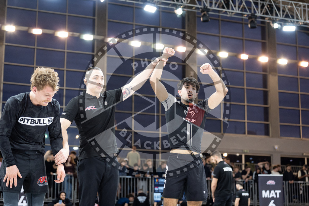 20260214PBB1601 | Fighters compete during the ADCC European Trials  competition day 1 in Belgrade, Serbia, on February 14, 2026.