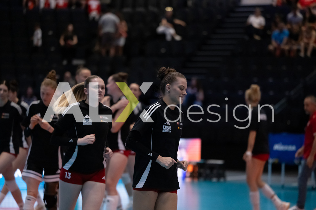 Austria v Switzerland - CEV European League Women | KRIENS, SWITZERLAND - JUNE 14: DIANA VAVREK of Austria during the CEV European League match between Austria and Switzerland at Pilatus Arena on June 14, 2026 in Kriens, Switzerland. - Realisiert mit Pictrs.com